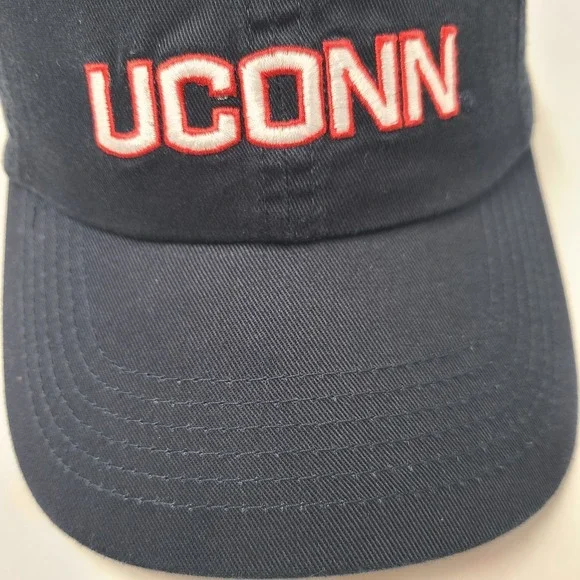 UConn Huskies Hat Strapback Blue Captivating NCAA Adjustable Cotton Casual Men - Picture 3 of 11